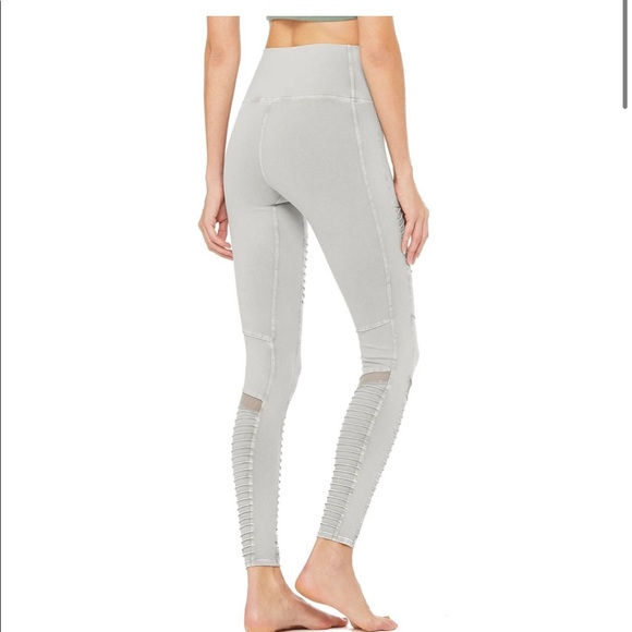 ALO Yoga High-waist Washed Moto Legging - Picture 2 of 10